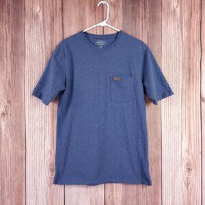 Pendleton Short Sleeve Deschutes Pocket Tee T-Shirt Mens Size Small Blue Cotton